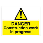 Construction Work In Progress Sign